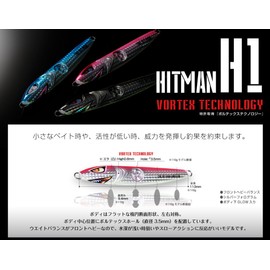 zahittomanrua-zu (The Hitman Lures) Metal Jig H1 Black G. h01 K46bb25 
