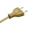 1.5 m Gold Connection Cable with Euro Plug and Cord