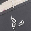 White Plastic Curtain Hooks | Hooks For Pencil Pleat, Window,