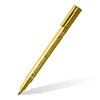 STAEDTLER 8323-S BK3 Design Journey Metallic Pens - Gold, Silver