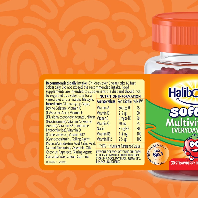 Haliborange Kids Multivitamin Strawberry Softies 30