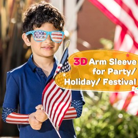 JOEYOUNG Arm Sleeves for Kids (4-9 Years) Sun Sleeves for Football Basketball Costume for Party UV Protection Sleeve Cooling