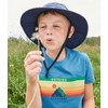 L.L.Bean Kids Elle Bean Sun Shade Bucket Hat, Indigo Ink/Nautical