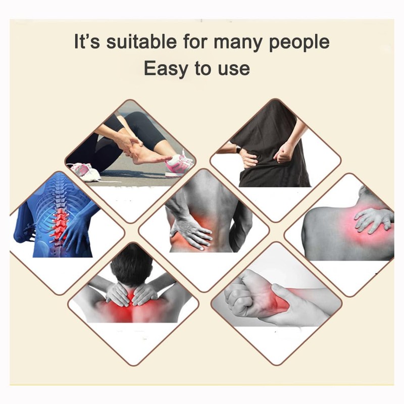 LINGXIAOTANG 50pcs Self-Heating Ginger Patch,Shoulder, Neck, Waist, Back, Hand, Foot,