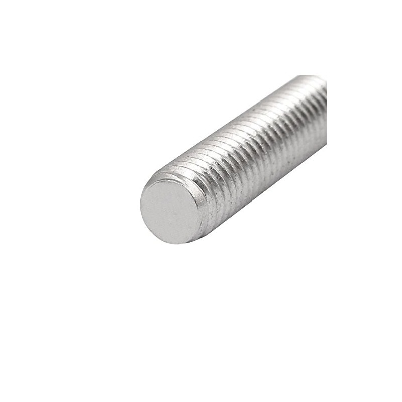 sourcing map 304 Stainless Steel Full Threaded Rod Attachment M8