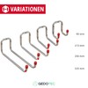 Gedotec Wall Mount Galvanised Steel | Duo | Pack of