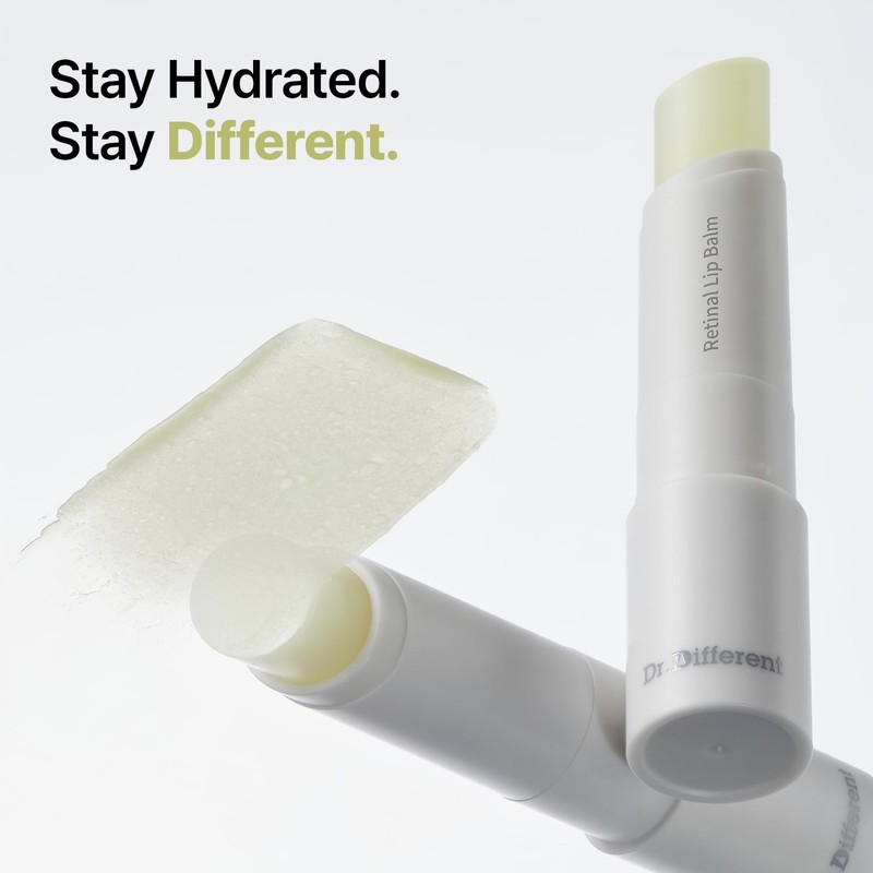 Dr.Different Retinal Lip Balm Clear, Anti-Wrinkle Lip Treatment with Deep
