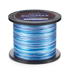 GumMAX 8X Stealth Braided Fishing Line 1640 Yards / 90 LB Abrasion Resistant Superline Zero Stretch & Smaller Diameter Confuse & Catch Big Fish Better in Saltwater & Freshwater (Navy Blue)