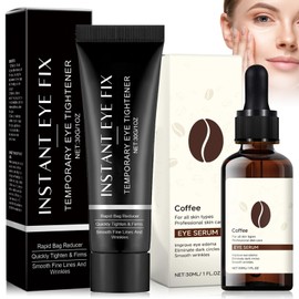Eye Serum Dark Circles Removal, Eye Cream Against Wrinkles and Dark Circles with Hyaluronic Acid, Anti-Ageing Eye Care Serum for Men and Women, Eye Cream Against Dark Circles and Puffiness