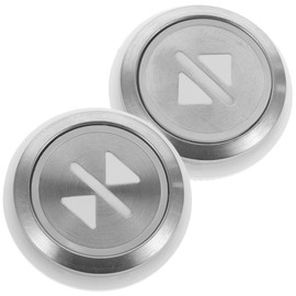 iplusmile 2pcs Elevator Accessories Push Start Button Cover Doorphone Wired Kit Wired Doorphone Lift Pull Cord Switch Doorbell Pull Cord Light Switch Silver Electronic Parts