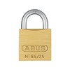 ABUS 55/25 Small Solid Brass Padlock with 2 Keys for