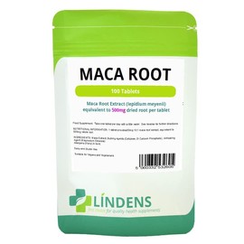 Lindens Maca Root Extract 500mg 2-Pack 200 Tablets Lepidium Meyenii Natural
