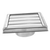 jojofuny Outdoor Dryer Vent Cover Louvered Vent for Efficient Airflow