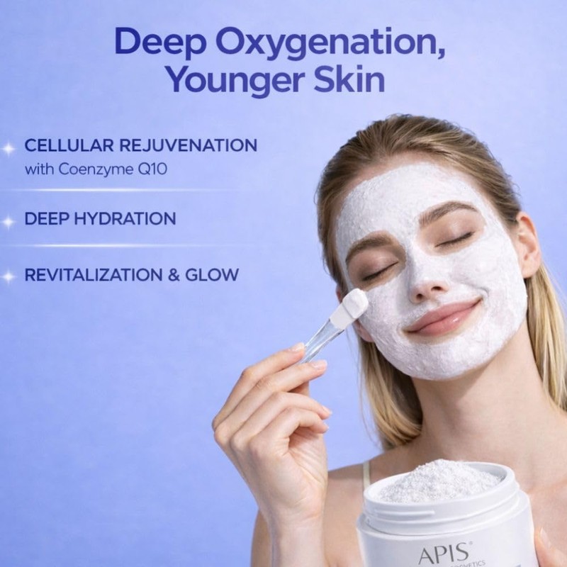 APIS OXYGEN Algae Mask with Active Oxygen, Facial Care, OXY