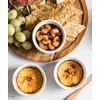 MISSYSSIM Ramekins 6 oz with Lids Oven Safe, Small Creme