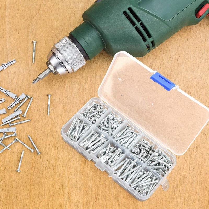 Wood Screw Stainless Steel Cross Hole Countersunk Wood Screw Nails,