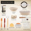Banneton Bread Proofing Basket Set Sourdough Starter Kit 9"Round 10"Oval