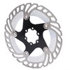 Disc Brake Rotor Black CNC Engraving Milling Anodized Marking Bike