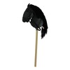 Sweety Toys Hobby Horse Horse Suitable for Hobby Horsing (Black)
