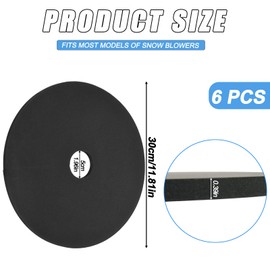 HFYZZ 6 Pack Ice Fishing Hole Covers -12 Inch Ice Fishing Hole Insulator Ice Fishing Accessories EVA Ice Hole Cover Lid Winter Ice Fishing Equipment for Fish Houses to Prevent Ice Holes from Freezing