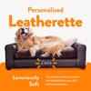 Moots Premium Leatherette Pets Sofa, Espresso, Medium/Large, Customizable