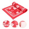 BIUDECO Heart Pattern Tablecloth Valentine's Day Table Runner Kitchen Decor