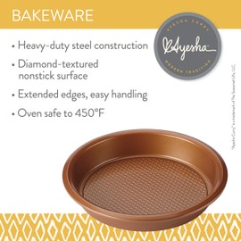 Ayesha Curry Nonstick Bakeware, Nonstick Cookie Sheet / Baking Sheet - 10 Inch x 15 Inch, Copper Brown