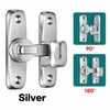 Sliding Door Latch Lock for Home Security – 90/180 Degree