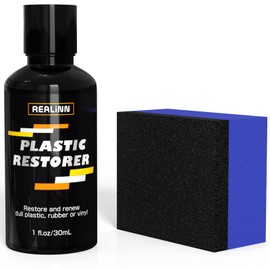 REALINN REALINN Plastic Restorer - Cars Ceramic Plastic Coating Trim Restore, Shines & Protects Plastic, Vinyl & Rubber Surfaces