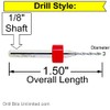 Carbide Drill Bit Set - 50 Pieces / 25 Sizes