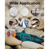 AOKLIT 10pcs Stone Carving 40mm Blades Tools, Mini Engraving Diamond
