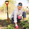 HANTOP 4-Tine Pitch Fork Garden Digging Fork Spading Fork Heavy