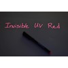 DirectGlow Invisible UV Blacklight Reactive Pen Ink Marker (Red, 1