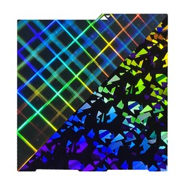 Sahvaim Kobra 3 H1H Build Plate for Anycubic Kobra 3/Kobra 3 V2, 256x268mm Flexiable Spring Steel Sheet Plate Removable Print Bed for Kobra 3 Series 3D Printer (Smooth Skynet+Smooth Flake).