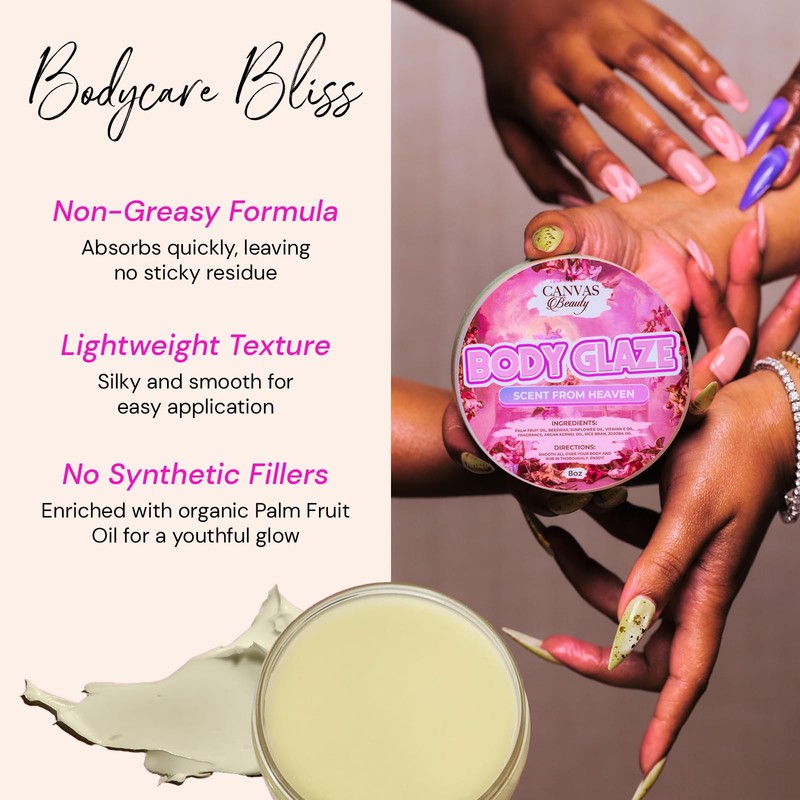 Canvas Beauty Body Glaze, Scent From Heaven – Sweet Cherries