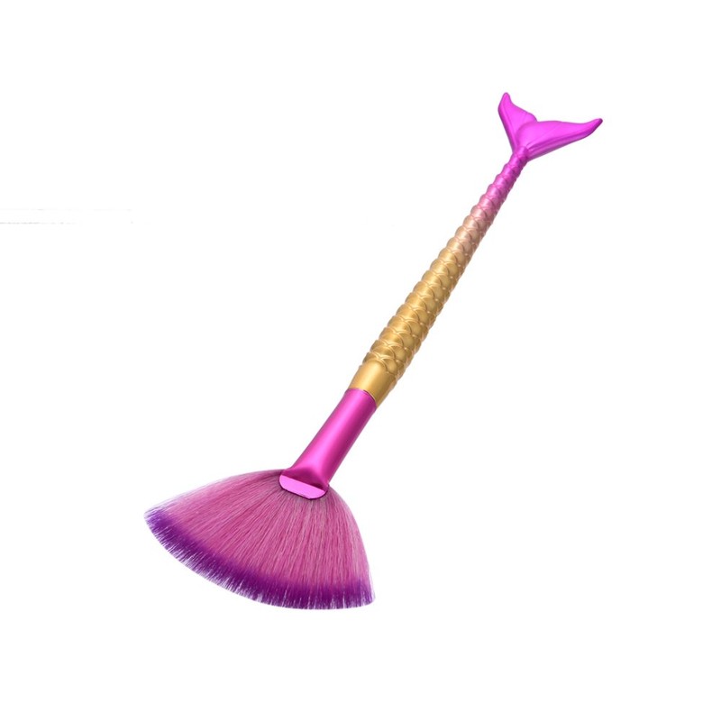 LyDia® Small Mermaid Fishtail Fan - Purple Cheek Blusher/Blending/Face n