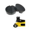 75 x 25 mm with V-Groove / Waffle Surface Rubber Pad Pad Trolley Jack Square Car Set Axle Stand Block Trolley Jack Buffer Tyre Change Truck Wheels Car Tuning Accessories