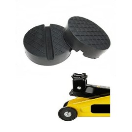 75 x 25 mm with V-Groove / Waffle Surface Rubber Pad Pad Trolley Jack Square Car Set Axle Stand Block Trolley Jack Buffer Tyre Change Truck Wheels Car Tuning Accessories