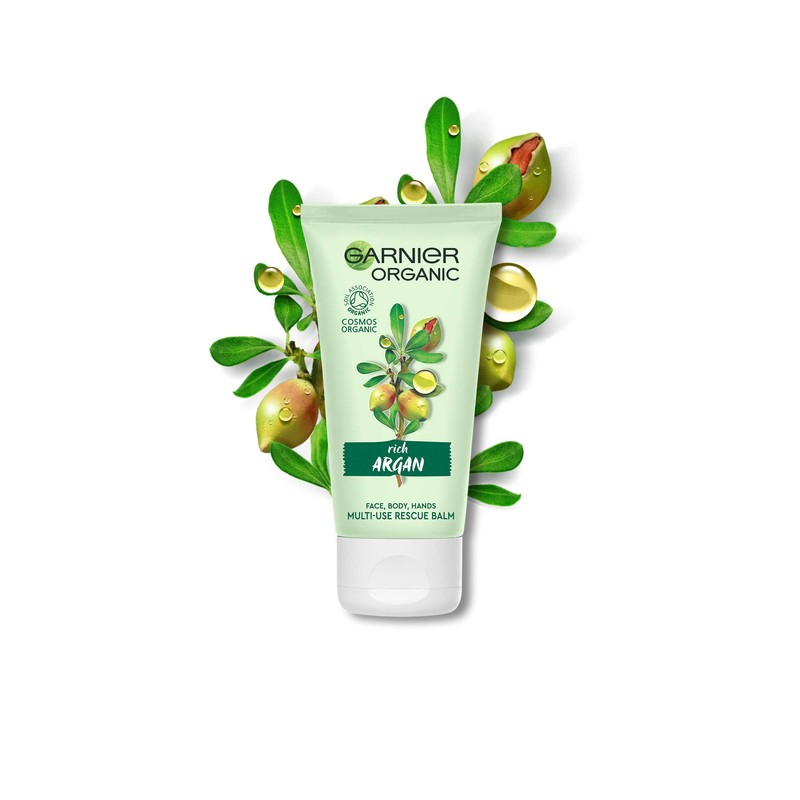 Garnier Organic Argan Multi Use Rescue Balm for Face, Body
