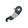 Brake cam with contact flag, for brake shield with internal