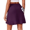 PINSPARK 18" Golf Skirts for Women with 6 Pockets UPF50+