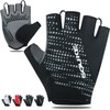 SOUKE Fingerless Cycling Gloves Padded Cycling Gloves Half Finger Cycling