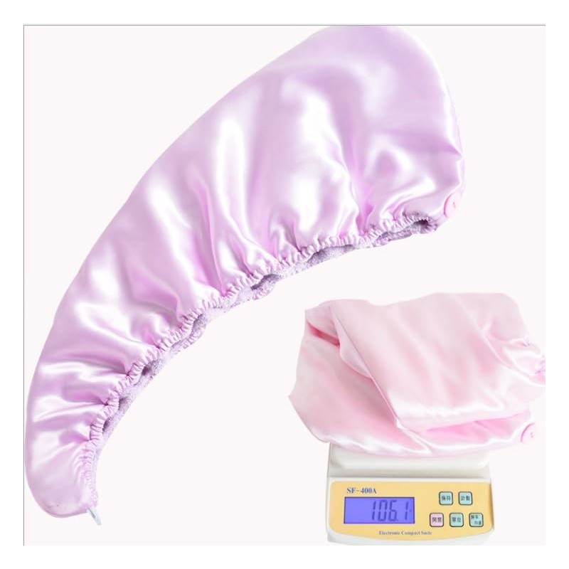 Satin Hair Drying Wrap Hair Towel | Rapid dry Caps