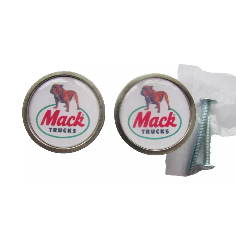 Mack Trucks Cabinet Knobs, Mack Truck Logo Cabinet Pull /