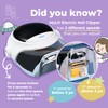 MyLO Electric Baby Nail Clipper Trimmer for 6mo+, Automatic Baby