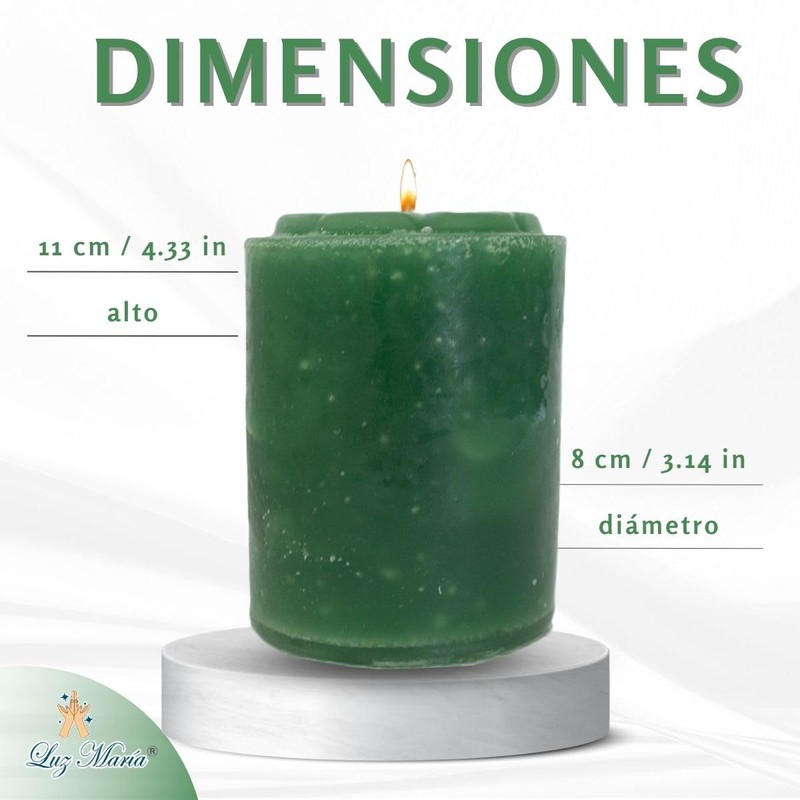 Velón liso de 500 gramos | 100% parafina | color