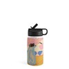 Deny Designs Water Bottle, Straw Lid 12 oz, sandrapoliakov FLOWERS