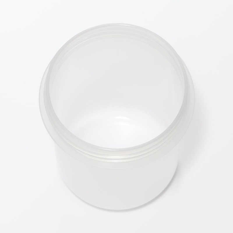 MUJI 84683848 Lunch Capsule with Topping Cup, Clear, 11.8 fl