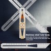 Woodworking Scriber Ruler Heavy Duty T-Shape Multi-Angle Scribing Tool Stainless