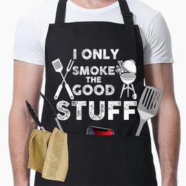 ONFAON Funny Apron for Men Women, Father's Day Gifts, Gifts for Mom,Birthday Gifts for Men Women，Cooking Grilling Apron